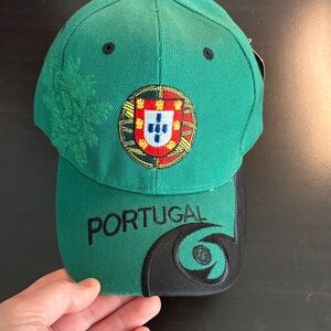Green Portugal Cap with Emblem